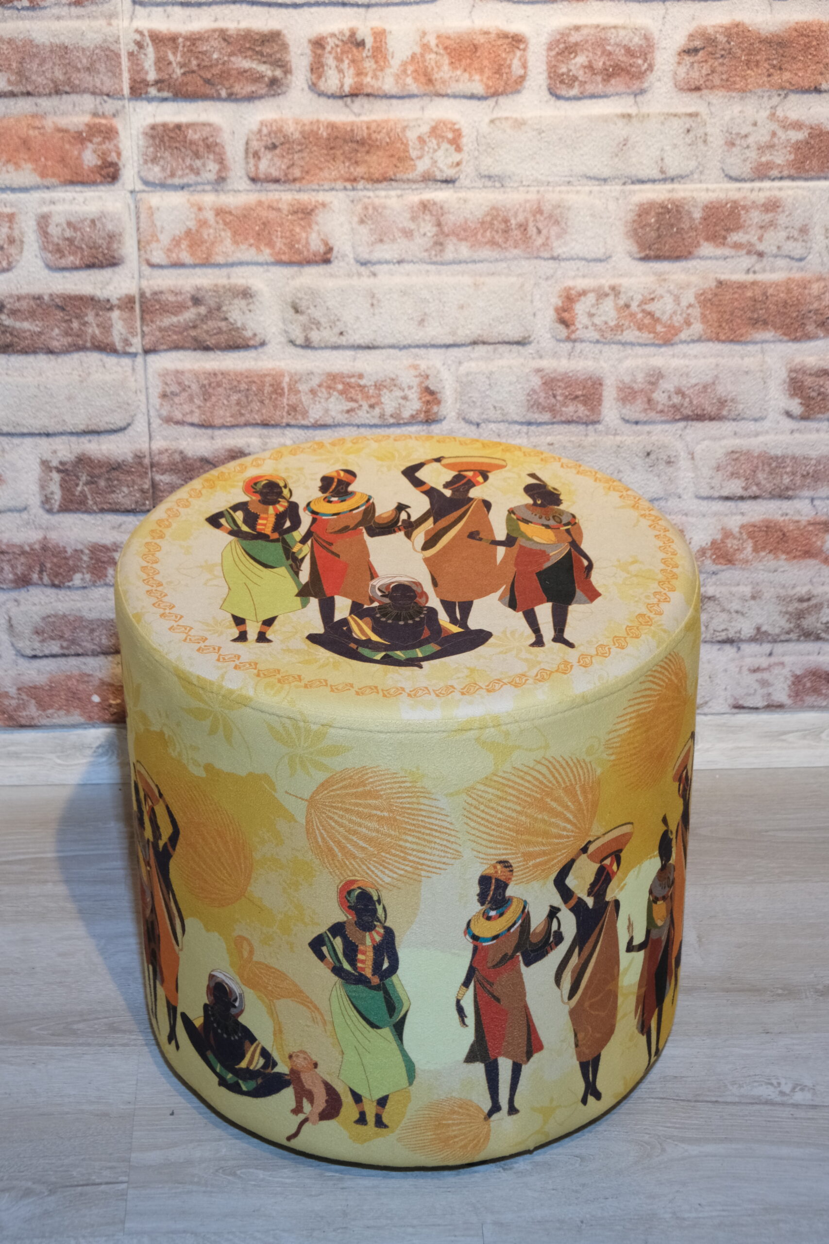 AFRO ART YUVARLAK PUF YP-44 (3)