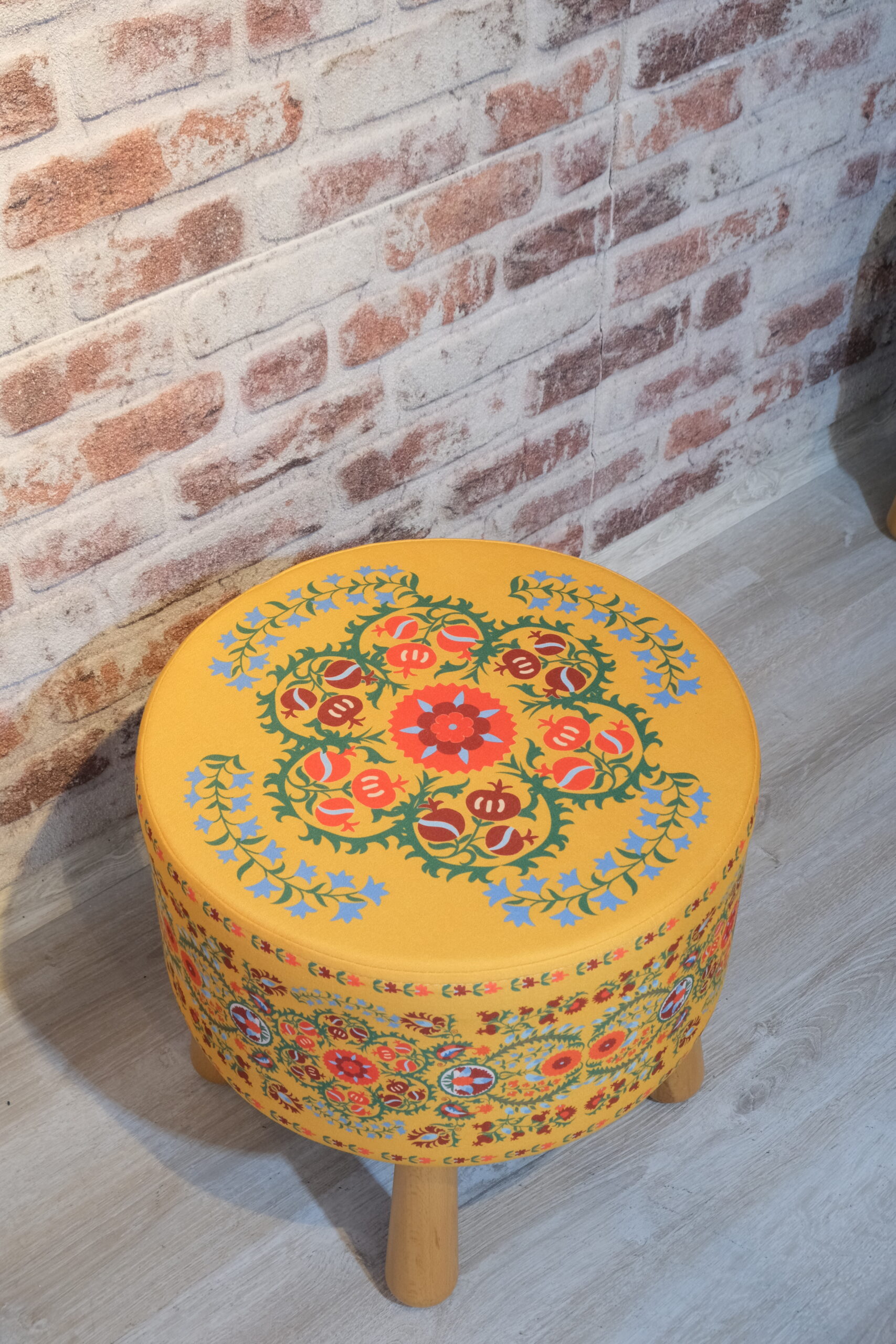 Fas Desenli Bohem Dekoratif Puf - Görsel 3