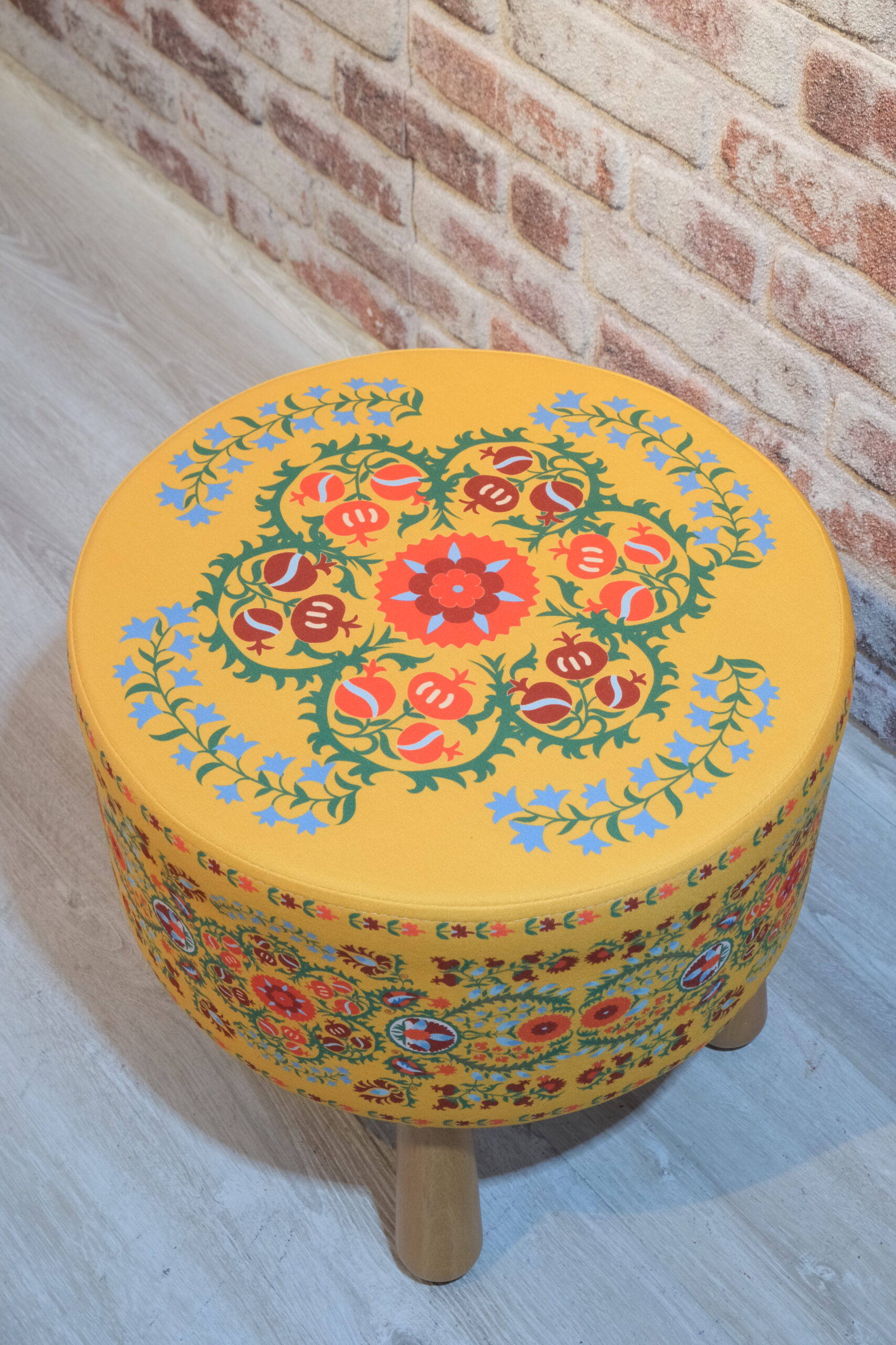 Fas Desenli Bohem Dekoratif Puf - Görsel 2